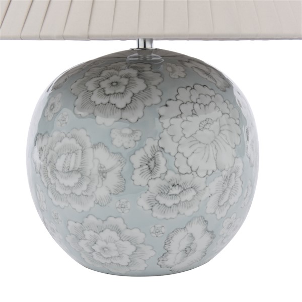 (image for) Laura Ashley Montford Table Lamp Blue Ceramic With Shade